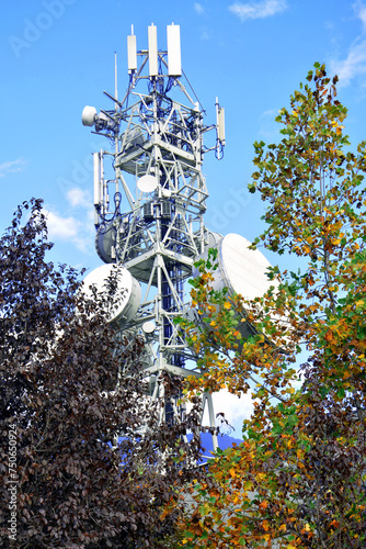 Electro smog risk due to TV repeaters and mobile phones