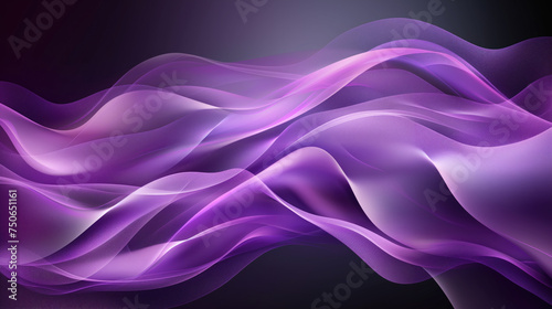 Elegant purple abstract waves and dots background.