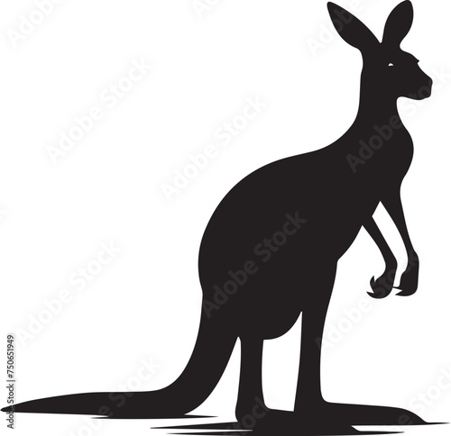 Kangaroo Silhouettes EPS Kangaroo Vector Kangaroo Clipart 