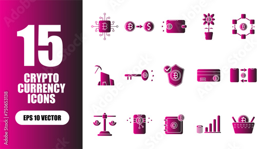 Cryptocurrency Icon Collection