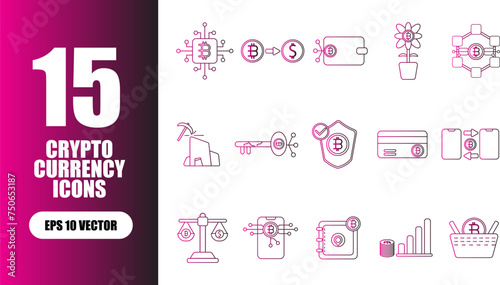 Cryptocurrency Icon Collection