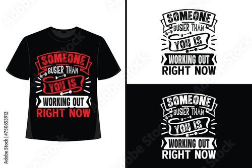 Gym motivational quote with grunge effect and barbell t-shirt design. Workout, inspirational, Poster, Vector design for gym textile,  tshirt, cover, banner, cards cases

