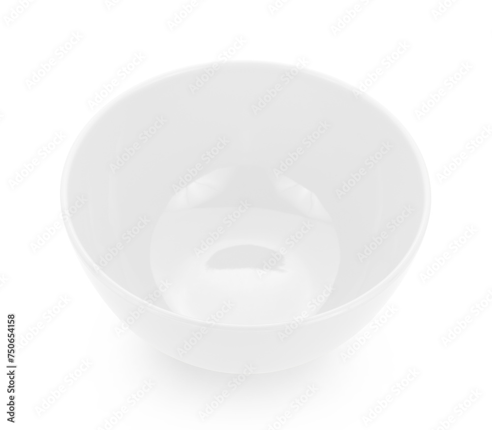 empty bowl isolated on white background empty bowl isolated on white background