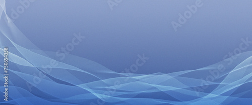 abstract blue background swirl wave line Technical technology Banner cover, gradients grain background