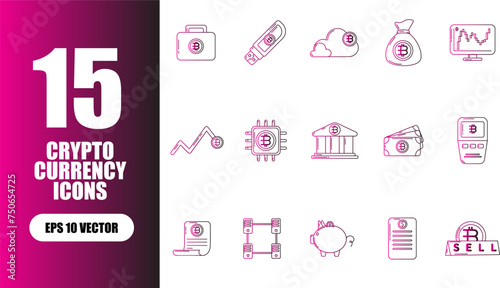 Cryptocurrency Icon Collection