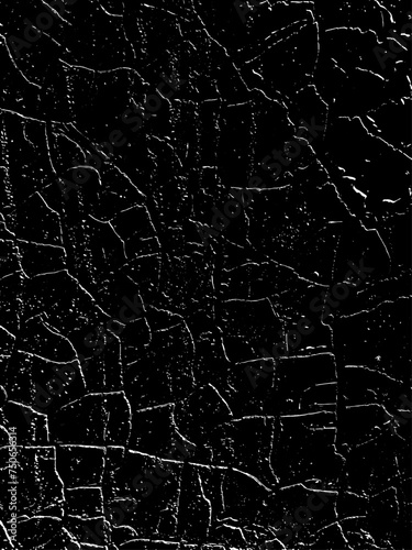 Cracked surface textures in positive and negative