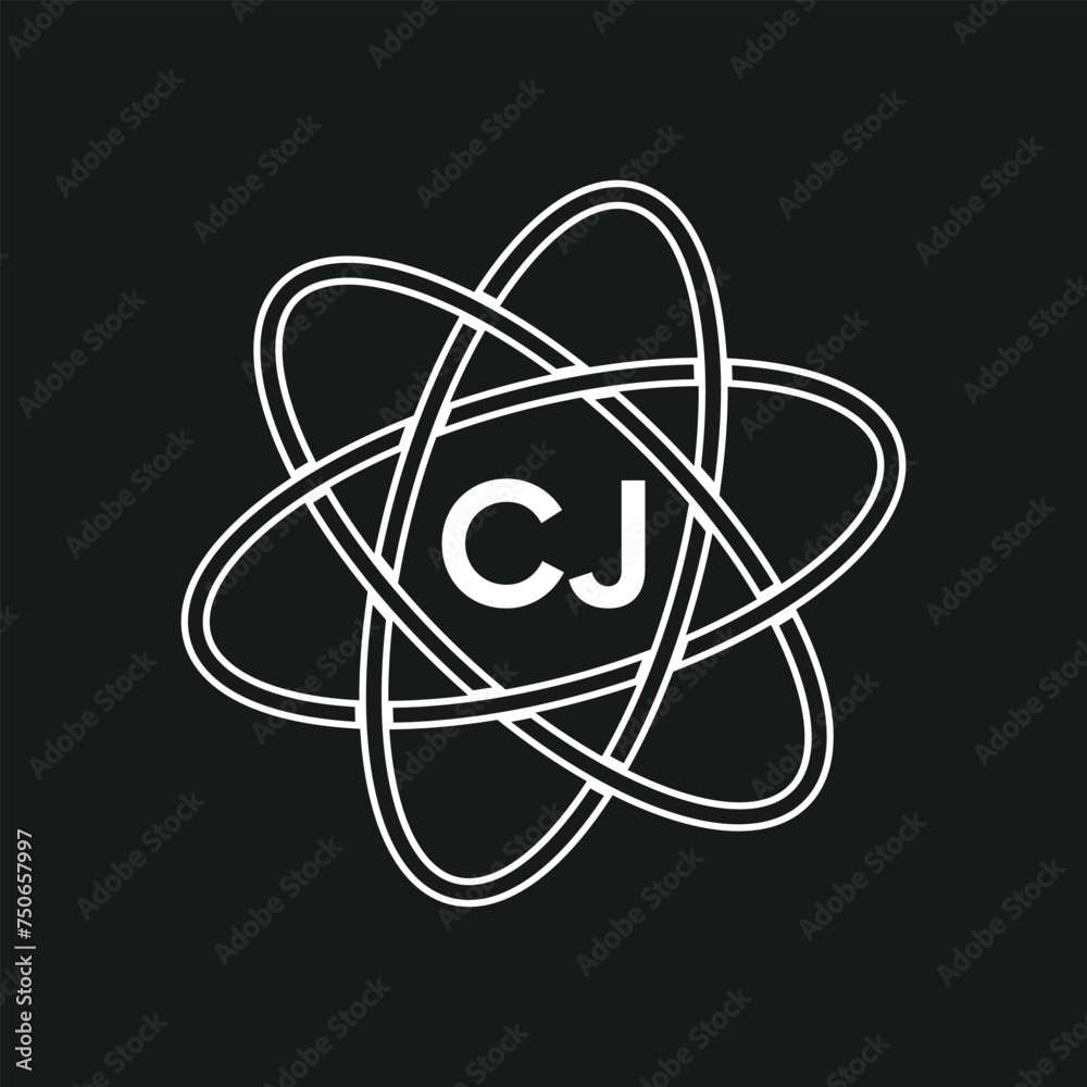 CJ letter logo design on white background. CJ logo. CJ creative initials letter Monogram logo icon concept. CJ letter design CJ letter logo design on white background. CJ logo. CJ creative initials letter Monogram logo icon concept. CJ letter design