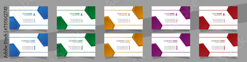 Own business card | Multicolor business card template | trendy business card | gradient color business card