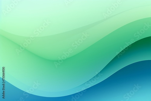 Powder Blue to Moss Green abstract fluid gradient design, curved wave in motion background for banner, wallpaper, poster, template, flier and cover