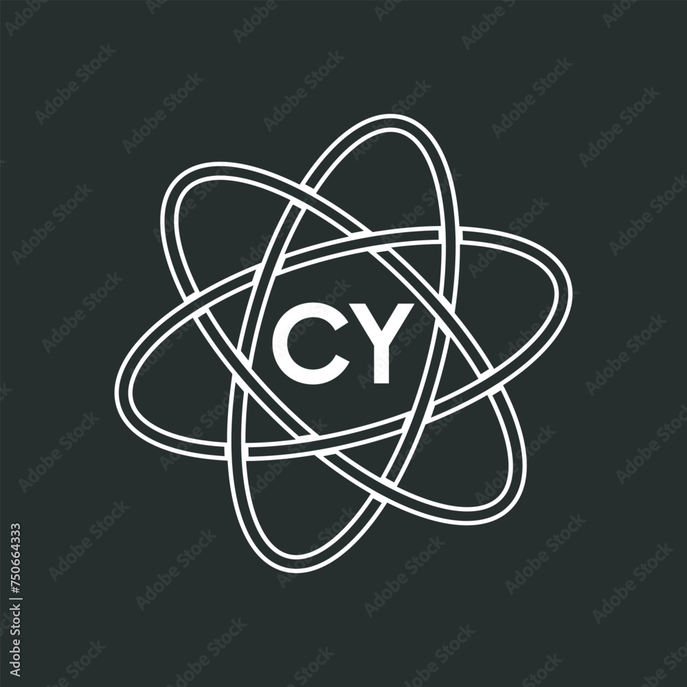 CY letter logo design on white background. CY logo. CY creative initials letter Monogram logo icon concept. CY letter design CY letter logo design on white background. CY logo. CY creative initials letter Monogram logo icon concept. CY letter design