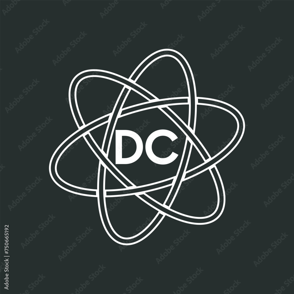 DC letter logo design on white background. DC logo. DC creative initials letter Monogram logo icon concept. DC letter design DC letter logo design on white background. DC logo. DC creative initials letter Monogram logo icon concept. DC letter design