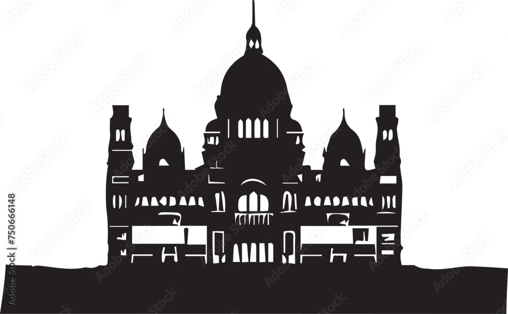 City Icon Silhouettes Collection EPS City Vector City Clipart