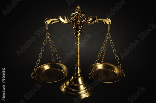 Ornate Scales Of Justice