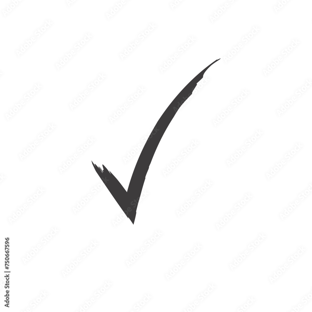 Check mark transparent background or isolated on white. Black symbol for your design. Vector illustration, easy to edit. Check mark transparent background or isolated on white. Black symbol for your design. Vector illustration, easy to edit.