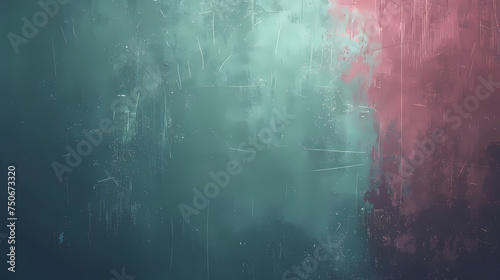 Abstract Teal and Pink Gradient Grunge Texture
