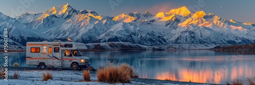 Camper Looking Towards Russell Glacier Sun, Background HD For Designer