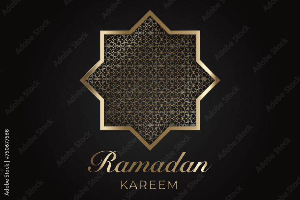 Elegant luxury Ramadhan, Eid Mubarak decorative holiday card Elegant luxury Ramadhan, Eid Mubarak decorative holiday card