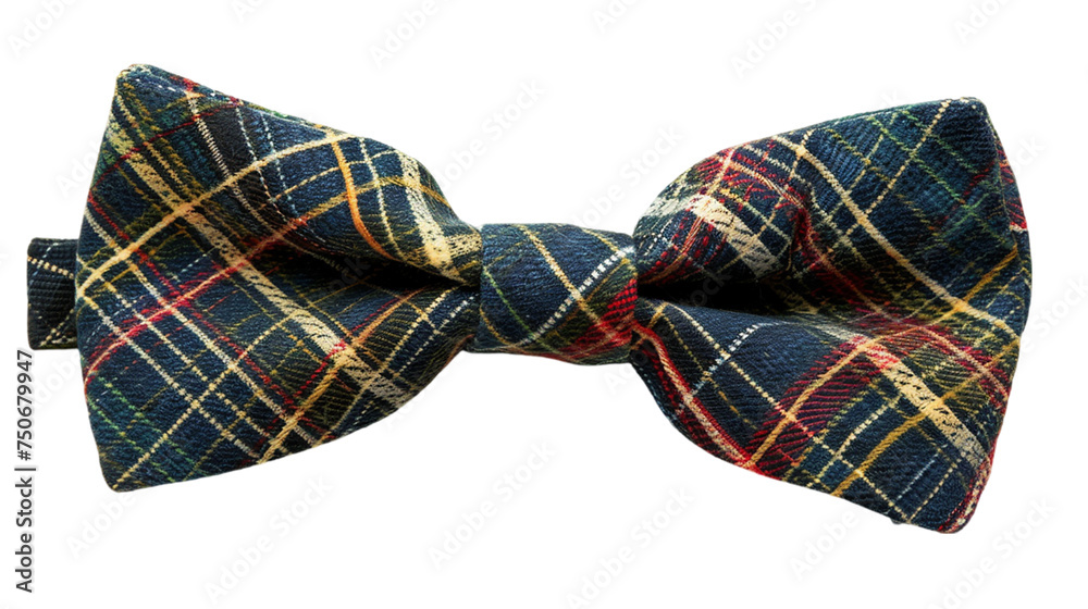 Checkered bow isolated on transparent background. Checkered bow isolated on transparent background.