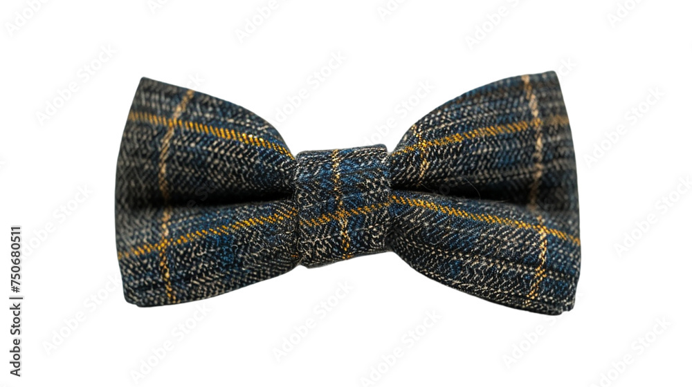 Checkered bow isolated on transparent background. Checkered bow isolated on transparent background.