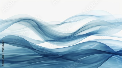 blue elegant abstract waves