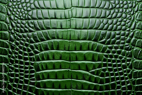 a close up of a green reptile skin © Vadim