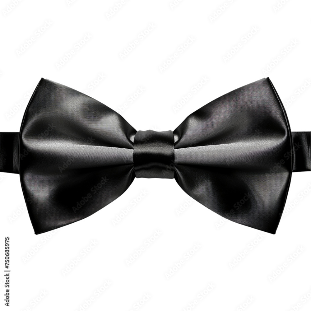 Black Ribbon Bow. isolated on transparent background. Black Ribbon Bow. isolated on transparent background.
