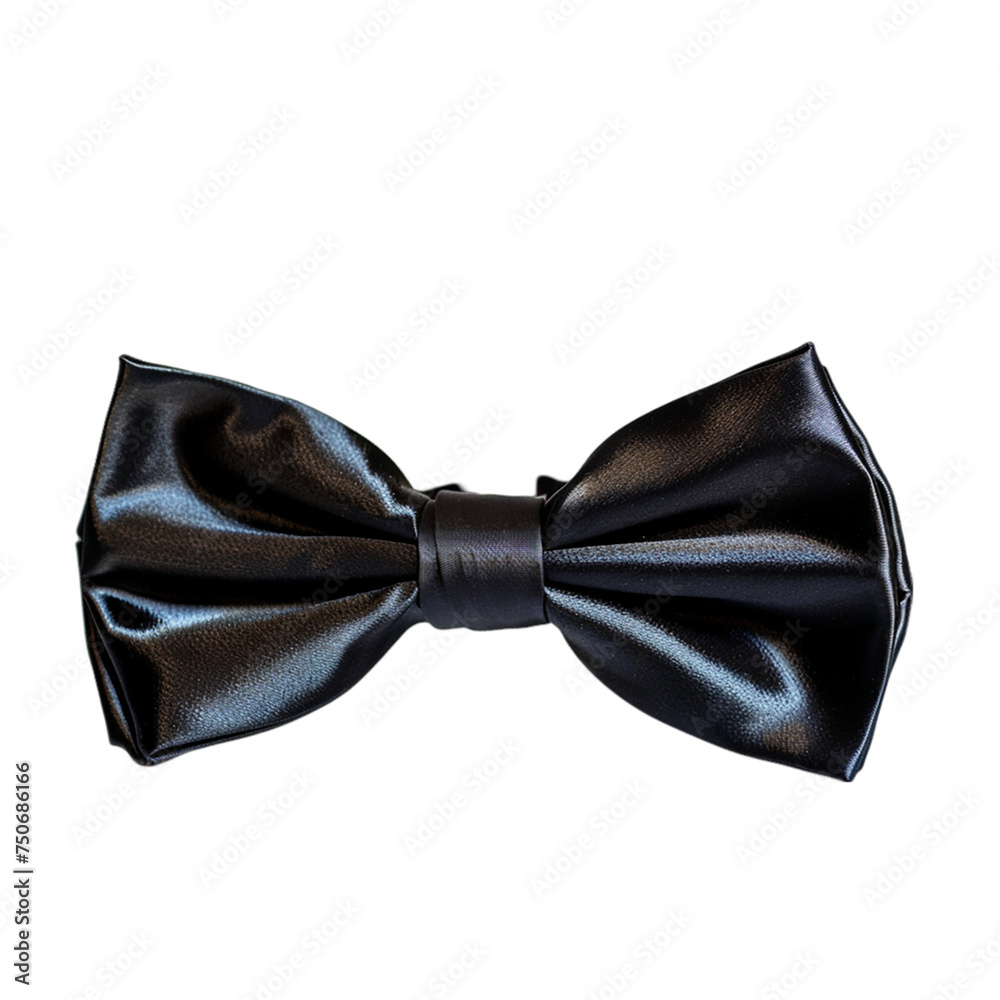 Black Ribbon Bow. isolated on transparent background. Black Ribbon Bow. isolated on transparent background.