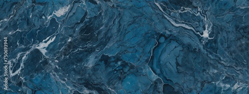 Azure blue marble texture creating a refreshing seamless pattern background.