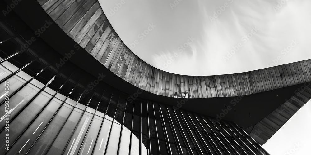 Obraz premium geometry of modern architecture