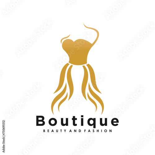 Boutique fashion logo design for bussiness
