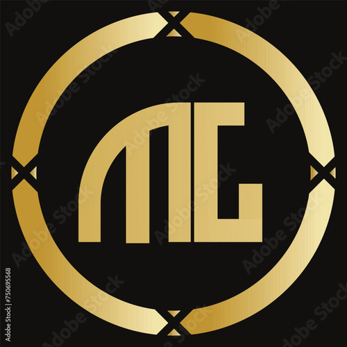 MG letter mark and branding logo design with a leaf. And your best choice.
