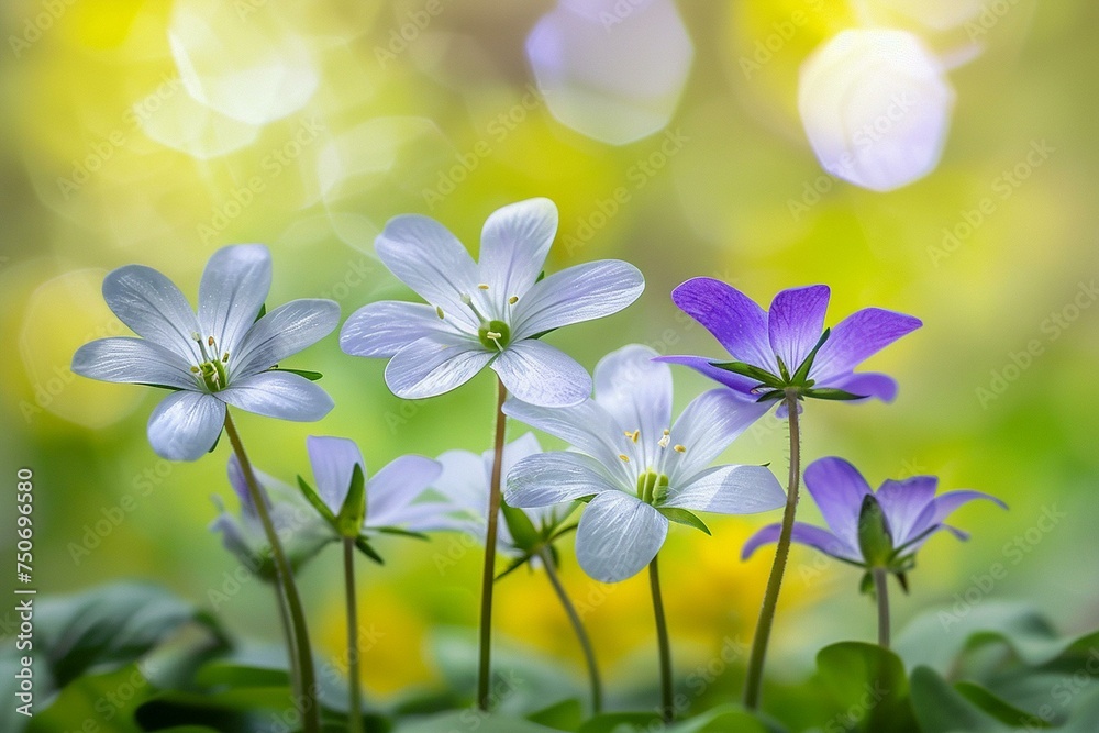 Luminous Display of Springtime Wildflowers Luminous Display of Springtime Wildflowers