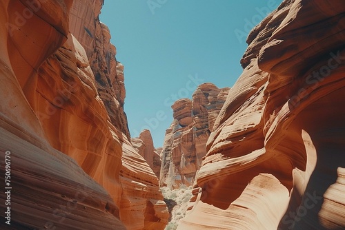 Sculpted Elegance of Sandstone Canyons
