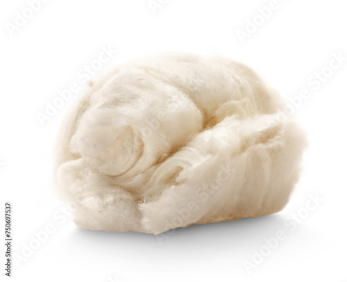 Cotton wool on white