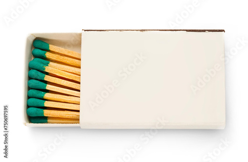 Matchbox isolated on the white background photo