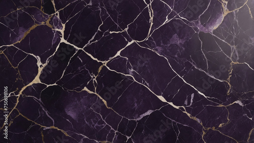 Elegantly seamless pattern background with a purple marble texture backdrop.