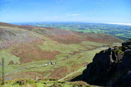 View from the top of the Comeragh mountain photo