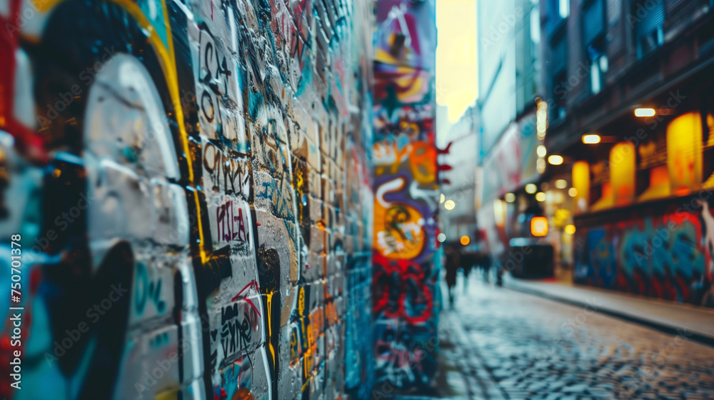 Kaleidoscopic Urban Murals: A Celebration of Graffiti Art