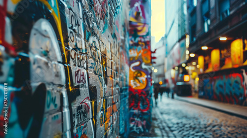 Kaleidoscopic Urban Murals: A Celebration of Graffiti Art © Nicolas