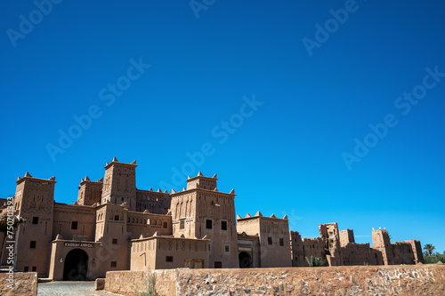 View of historic Ait Benhaddou in Morocco