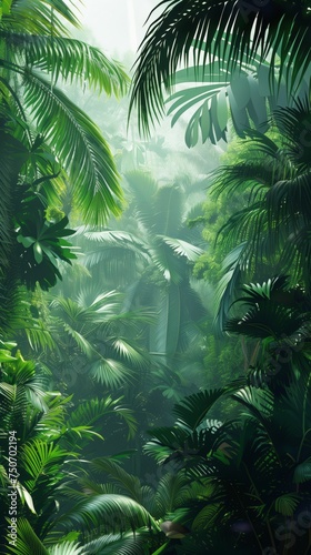 Tropical Jungle Background