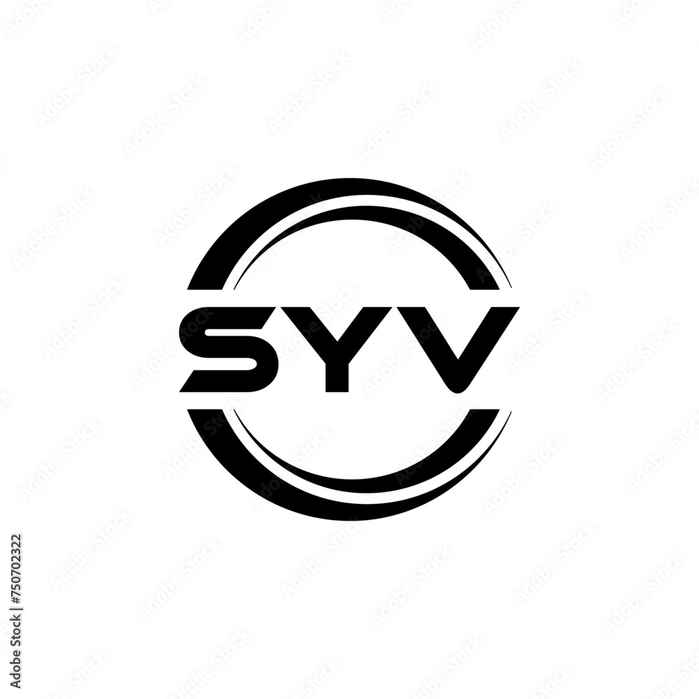 SYV letter logo design with white background in illustrator, vector logo modern alphabet font overlap style. calligraphy designs for logo, Poster, Invitation, etc. SYV letter logo design with white background in illustrator, vector logo modern alphabet font overlap style. calligraphy designs for logo, Poster, Invitation, etc.