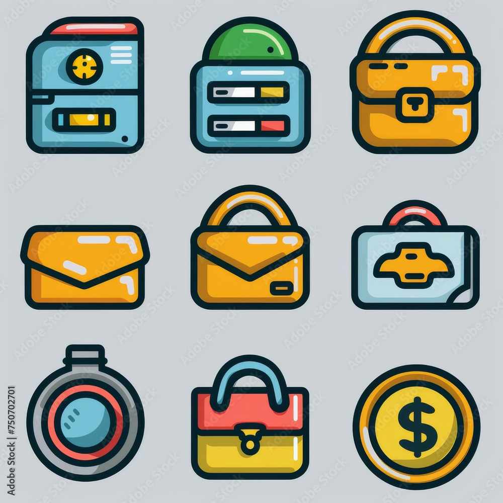 Vector icons representing digital wallets and privacy protection set against a backdrop of online communities in flat design Vector icons representing digital wallets and privacy protection set against a backdrop of online communities in flat design