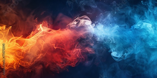 colorfully smoke background