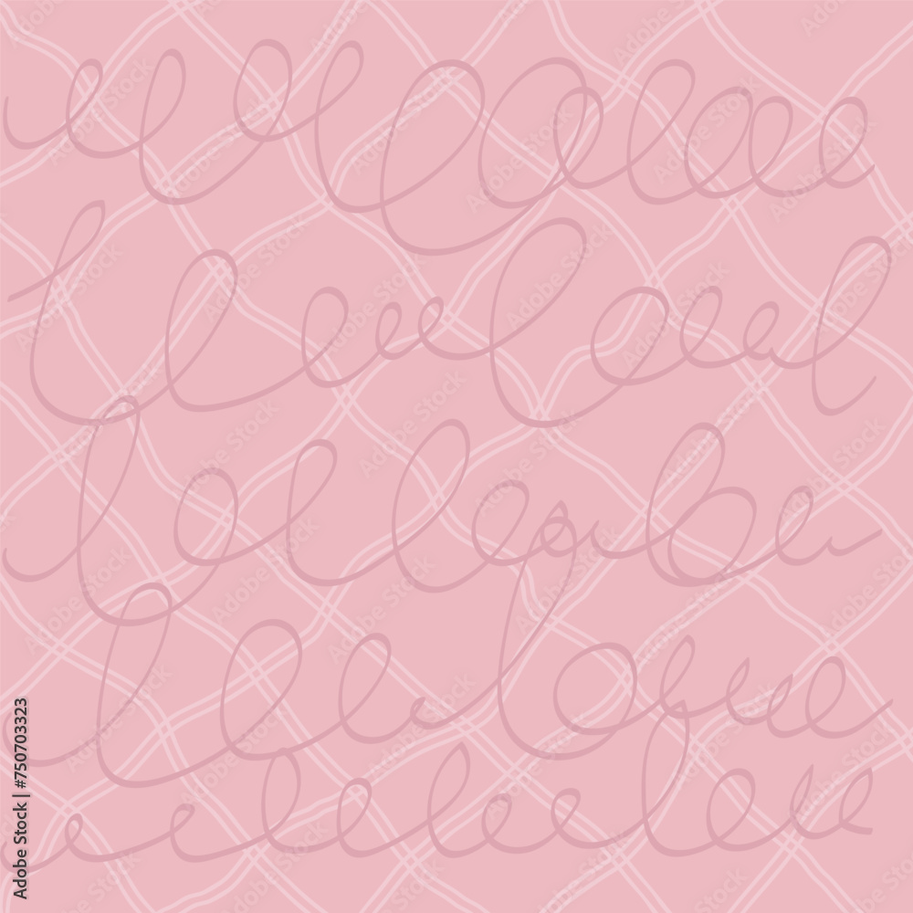 Vector hand drawn cute checkered pattern. Doodle Plaid geometrical simple texture. Crossing lines. Abstract cute delicate pattern ideal for fabric, textile, wallpaper Vector hand drawn cute checkered pattern. Doodle Plaid geometrical simple texture. Crossing lines. Abstract cute delicate pattern ideal for fabric, textile, wallpaper