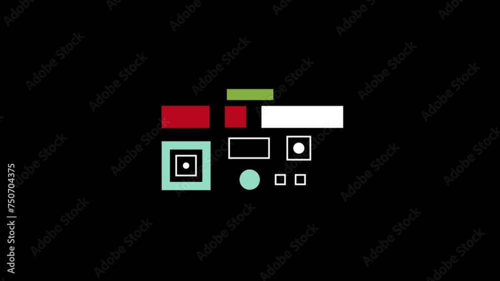 Futuristic Shape Scene: Abstract Motion Graphics and Animated Background with Colorful Figures Futuristic Shape Scene: Abstract Motion Graphics and Animated Background with Colorful Figures