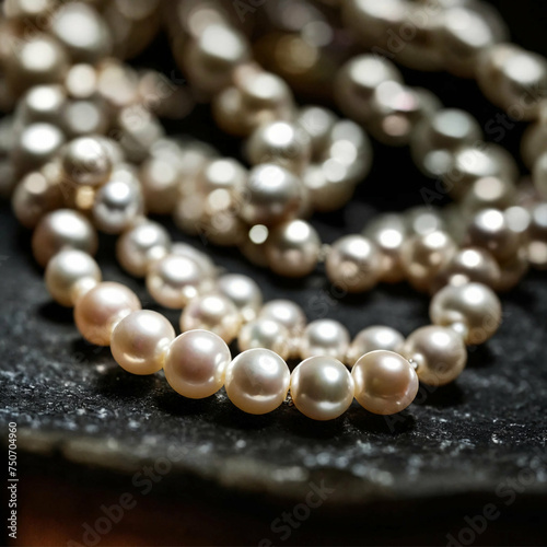 Eine Perlenkette