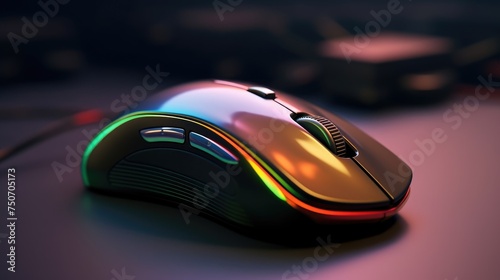 RGB computer mouse