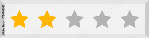 two stars review rating