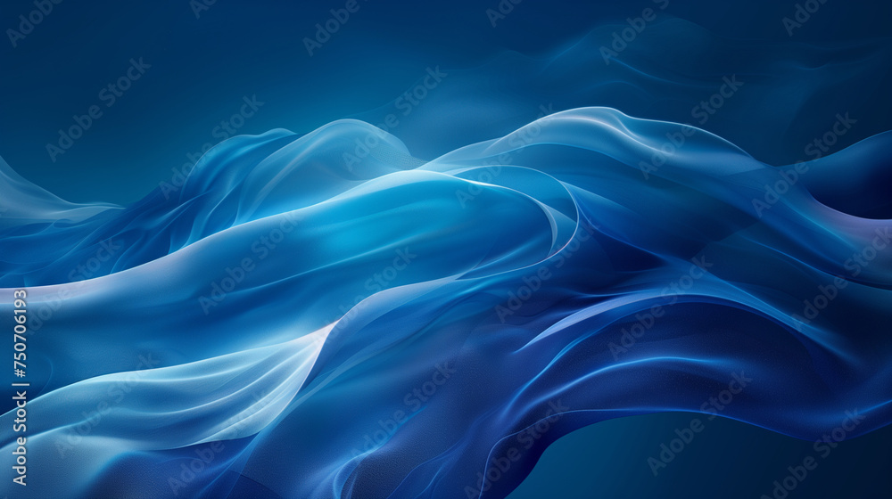 Obraz premium blue abstract smoke background